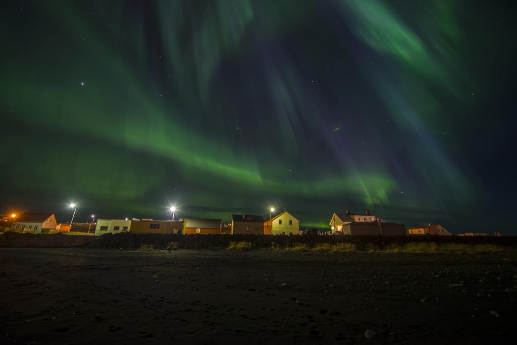 Northern lights over Blönduós